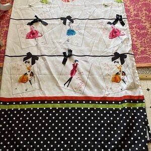 Shower Curtain Dusza All Dressed Up Fashion Themed